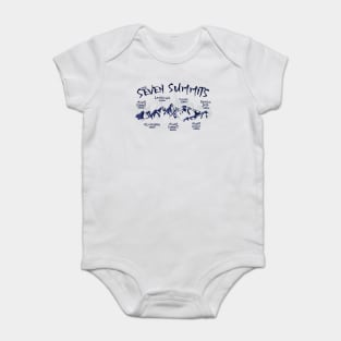 Seven Summits Mountain Climbing Baby Bodysuit